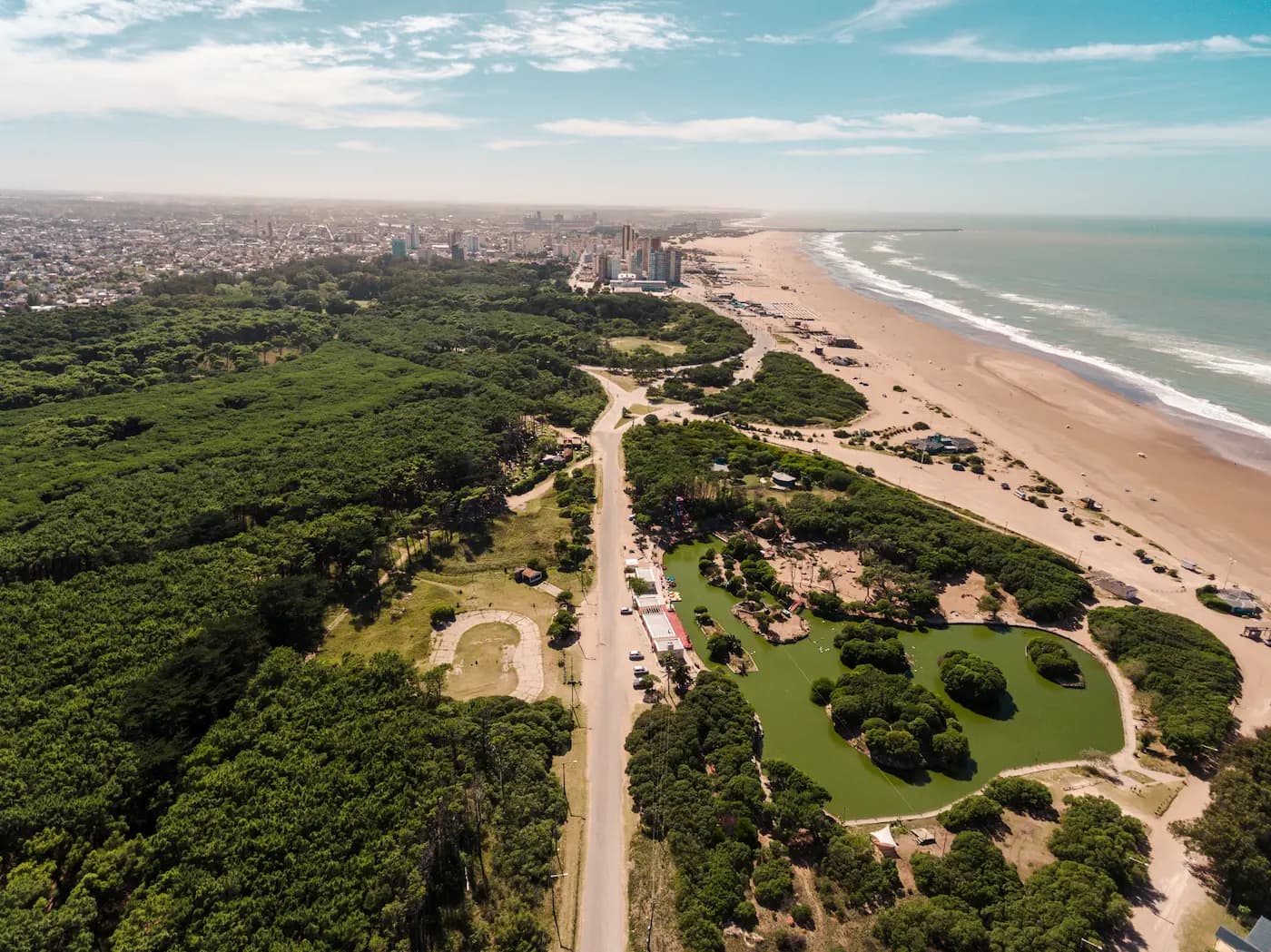 Vista aérea de Necochea y Quequén — Massa Propiedades